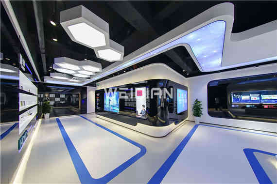 奮達科技企業深圳展廳設計公司方案