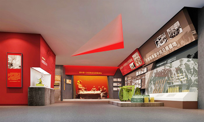 廣東湛江企業黨建展廳裝修，廣東企業黨建展館裝修設計、廣東企業黨建文化設計（三）