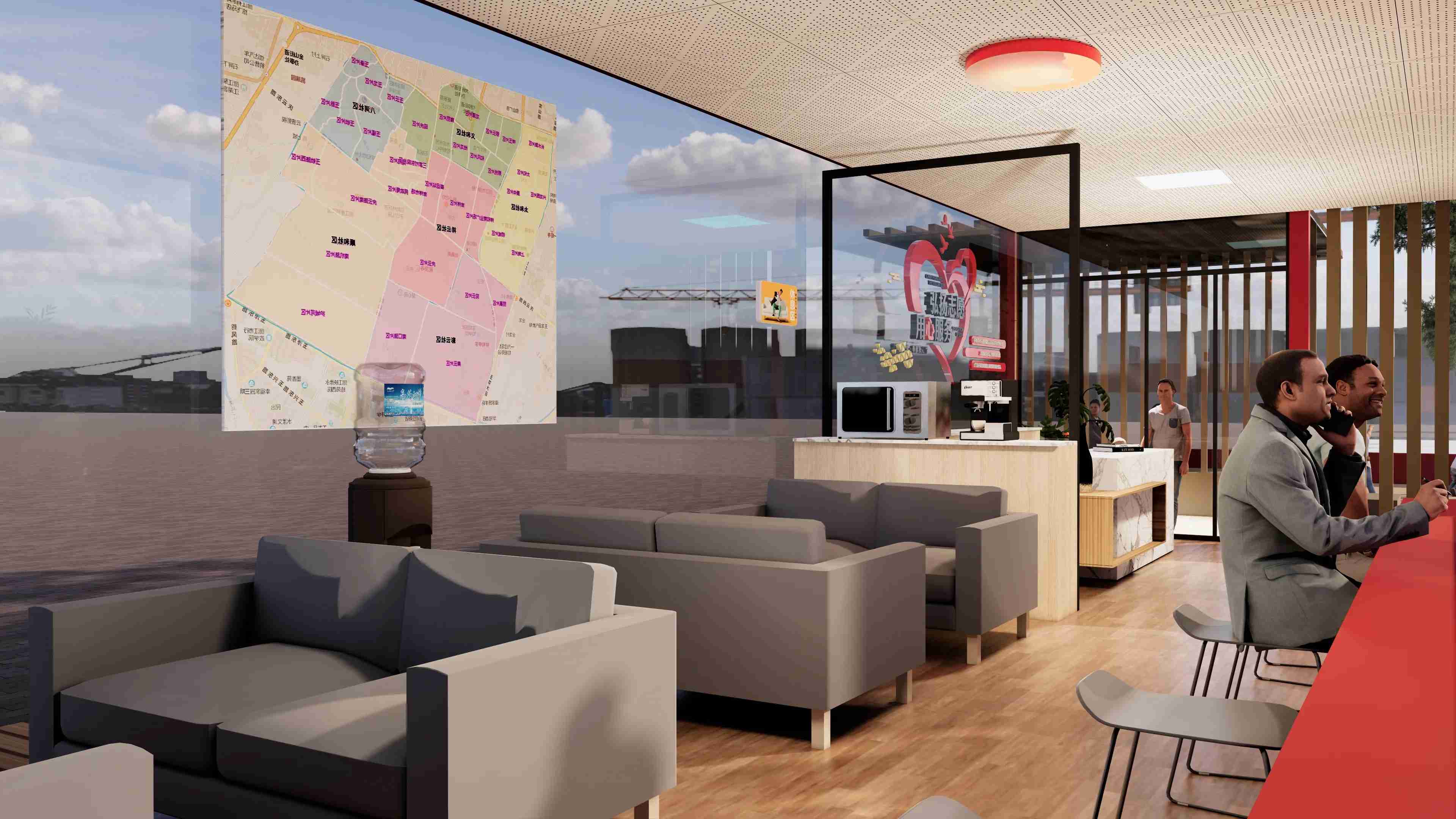 廣東佛山黨群服務驛站、廣東暖心驛站、廣東愛心驛站設計施工